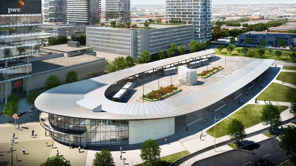 Vaughan city centre rendering near UpTown Woodbridge